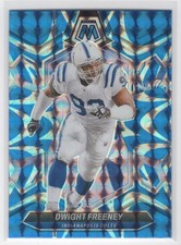 #231 Dwight Freeney 2024 Panini Mosaic Reactive Blue Indianapolis Colts