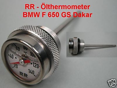 RR Ölthermometer BMW F 650 GS, F650GS Dakar, oiltemp gauge, RR 103, neu