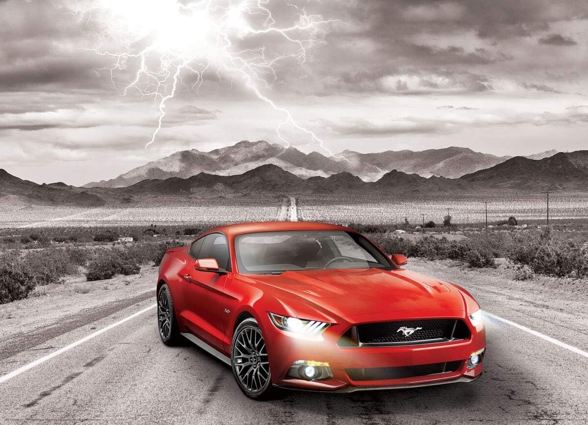 Ford Mustang GT 2015 1000 piece jigsaw puzzle by Eurographics