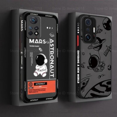 Hülle für Xiaomi Redmi Note 11 12 10 Pro 11T 13T Astronauten-Silikon Handy Case