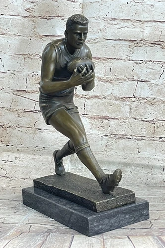 Australian Rugby Player Genuine Bronze Sculpture Statue Clearance Sale Artwork