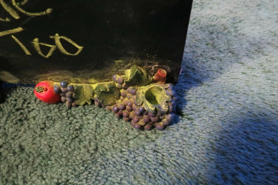 8"L x 6"Tall Kitchen Chef Chalkboard W/Hole To Hold Chalk Write On Both Sides - Image 3 of 4