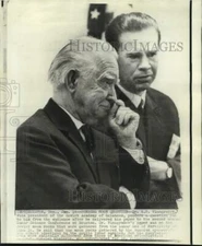 1971 Press Photo Doctor A.P. Vinogradov at Lunar Science Conference in Houston
