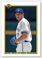 NATE PEARSON 2020 Bowman Baseball Oversized 1990 Bowman Card 5x7 #/49