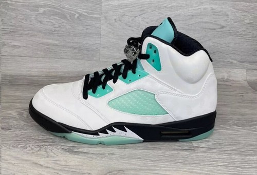 Nike Air Jordan 5 Retro "Island Green" CN2932-100 Taglia: UK 10, EU 45, US 11 - Foto 5 di 24