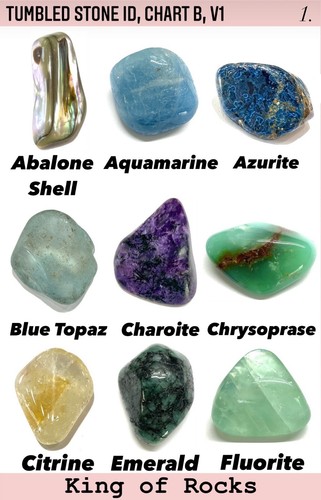 25 Pfund gemischte Menge polierte Steine - Tumbled Stones Edelsteinmischung - GROSSHANDEL - Bild 9 von 11
