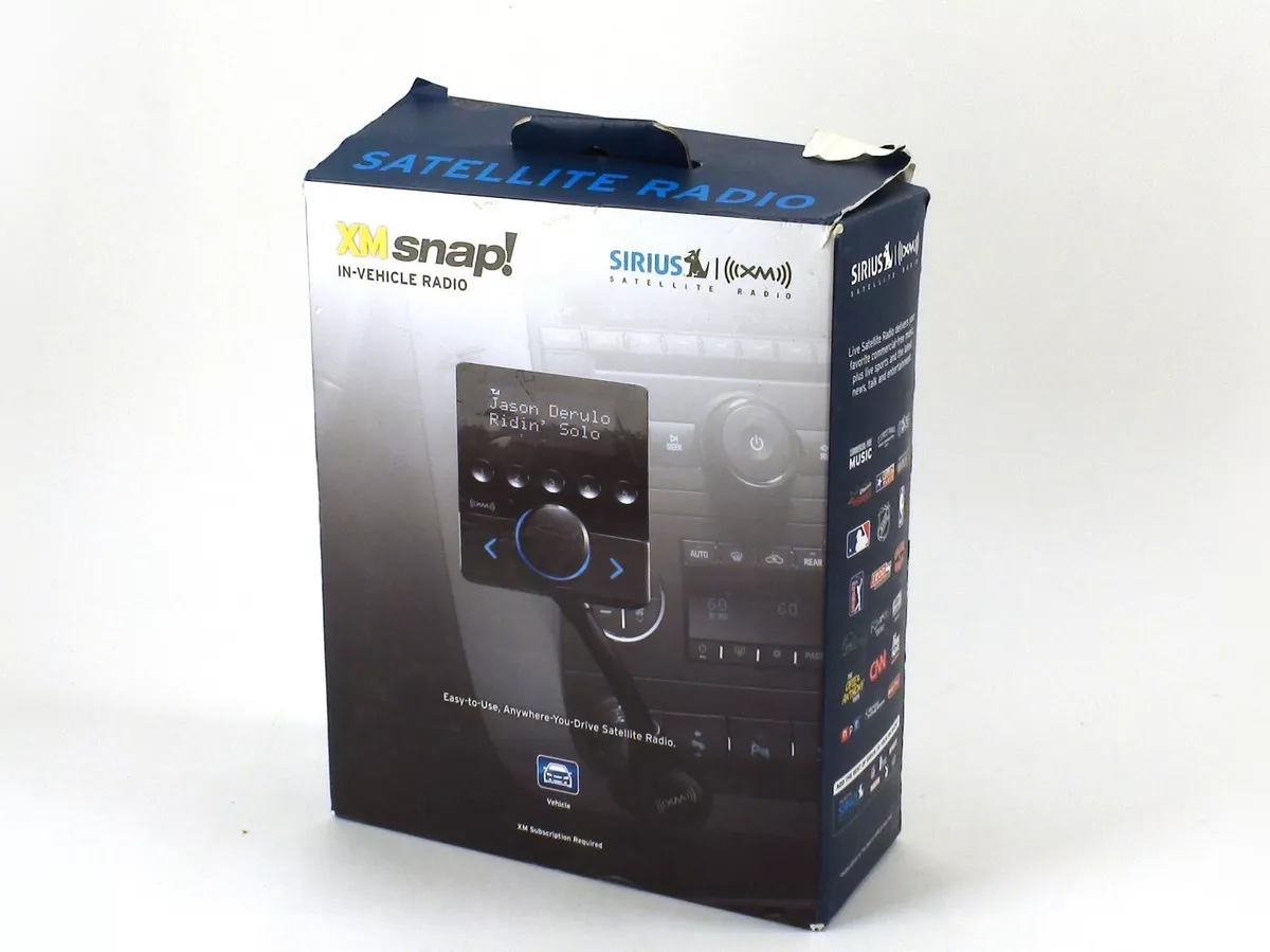 Sirius XM Radio Snap XSN1 Car Satelite Radio Adapter With Antenna