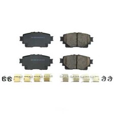 Disc Brake Pad Set-Rear Z17 Low-Dust Ceramic Brake Pads with Hardware Power Stop