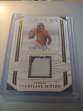 2023 Panini National Treasures - Century Materials Courtland Sutton 45/49