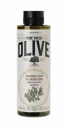 Гель для душа korres olive&cedar 250мл (5203069063718)