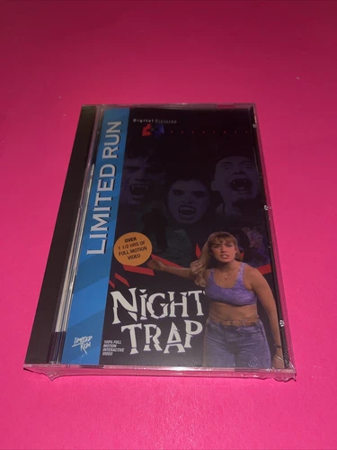 Night Trap (Sega CD, 1992) Limited Run Games Release Brand New