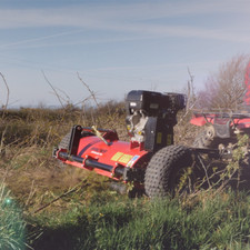 Barely Used ATV Flail Mower with 13/15hp engine