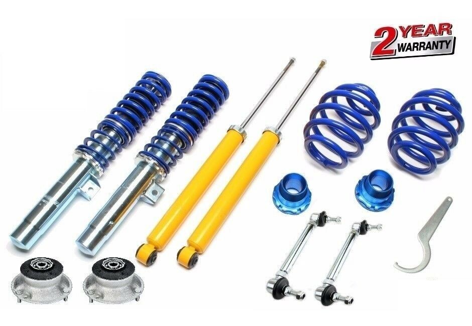 2 Way Adjustable Coilover Suspension Kit For BMW E46 + Front