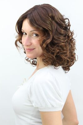 Parrucca Riccia Bicolore Bianca E Nera - Foto 6