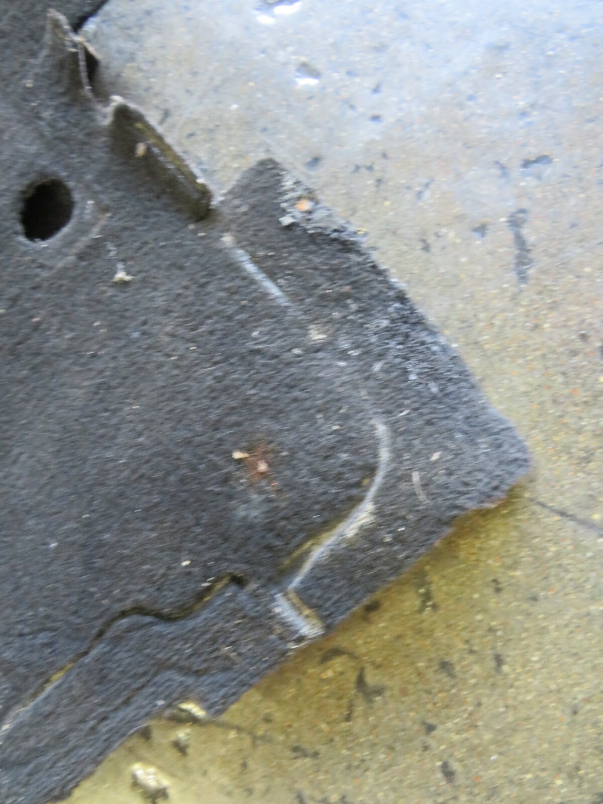 Lamborghini Gallardo Spyder, Front Carpet Set, Missing Two Sections, Black, Used