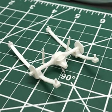 MM Chevy Rear End W Springs Shocks Gasser Drag Race Hot Rod 1:25 LBR Model Parts