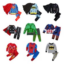 Superhero Kids Costume Halloween Set  Ships From USA 