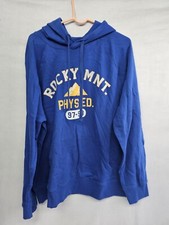 Goodfellow  Co Men's Size XXL Blue Rocky Mnt. Print Long Sleeve Hoodie