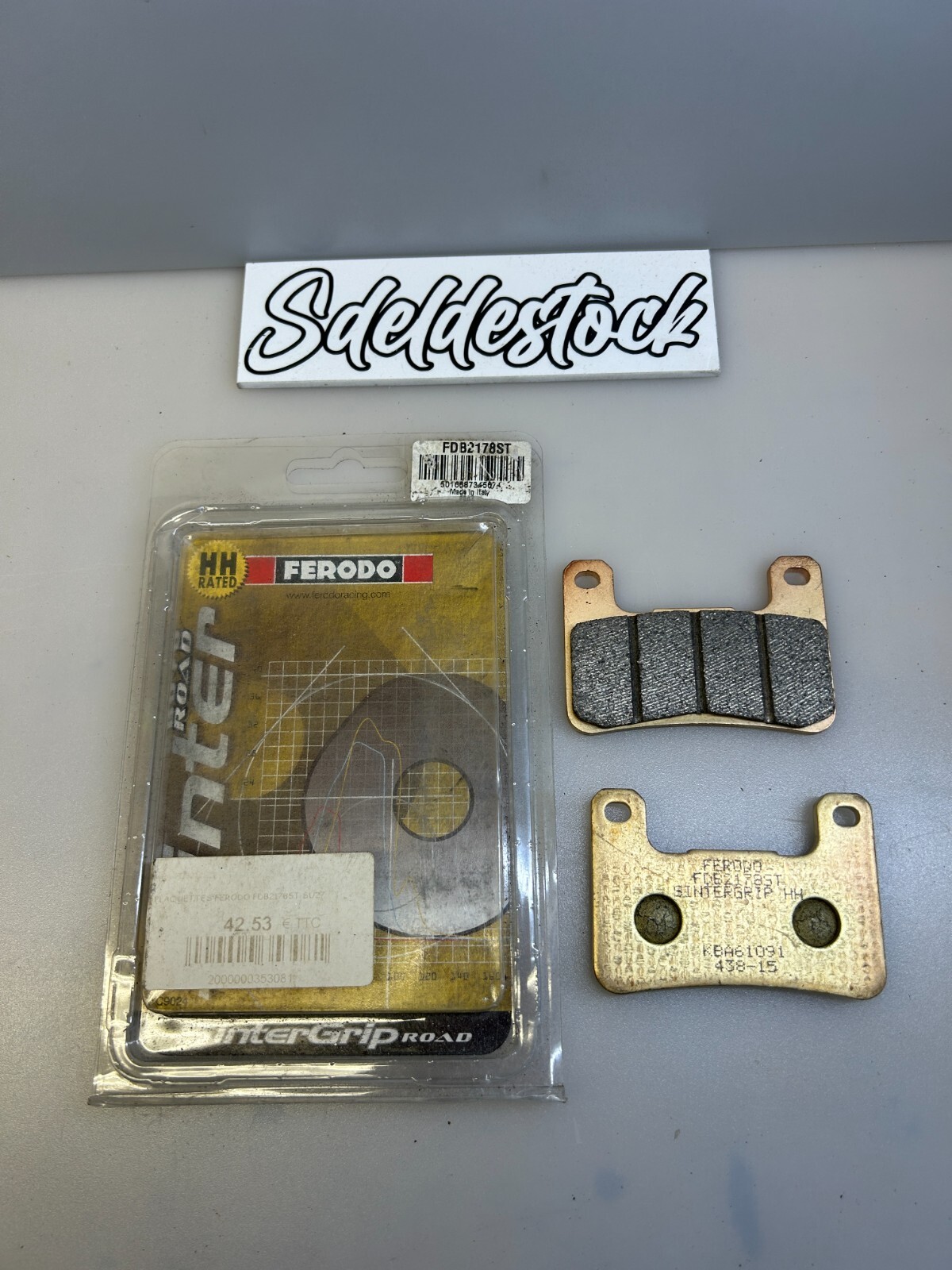 Plaquette de frein Ferodo FDB2178ST pour stopper le bruit et le manque de mordant sur GSXR