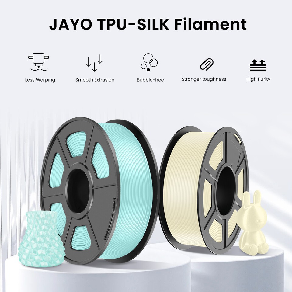 Filamento per stampante 3D in TPU flessibile Crealy da 1 kg Materiale