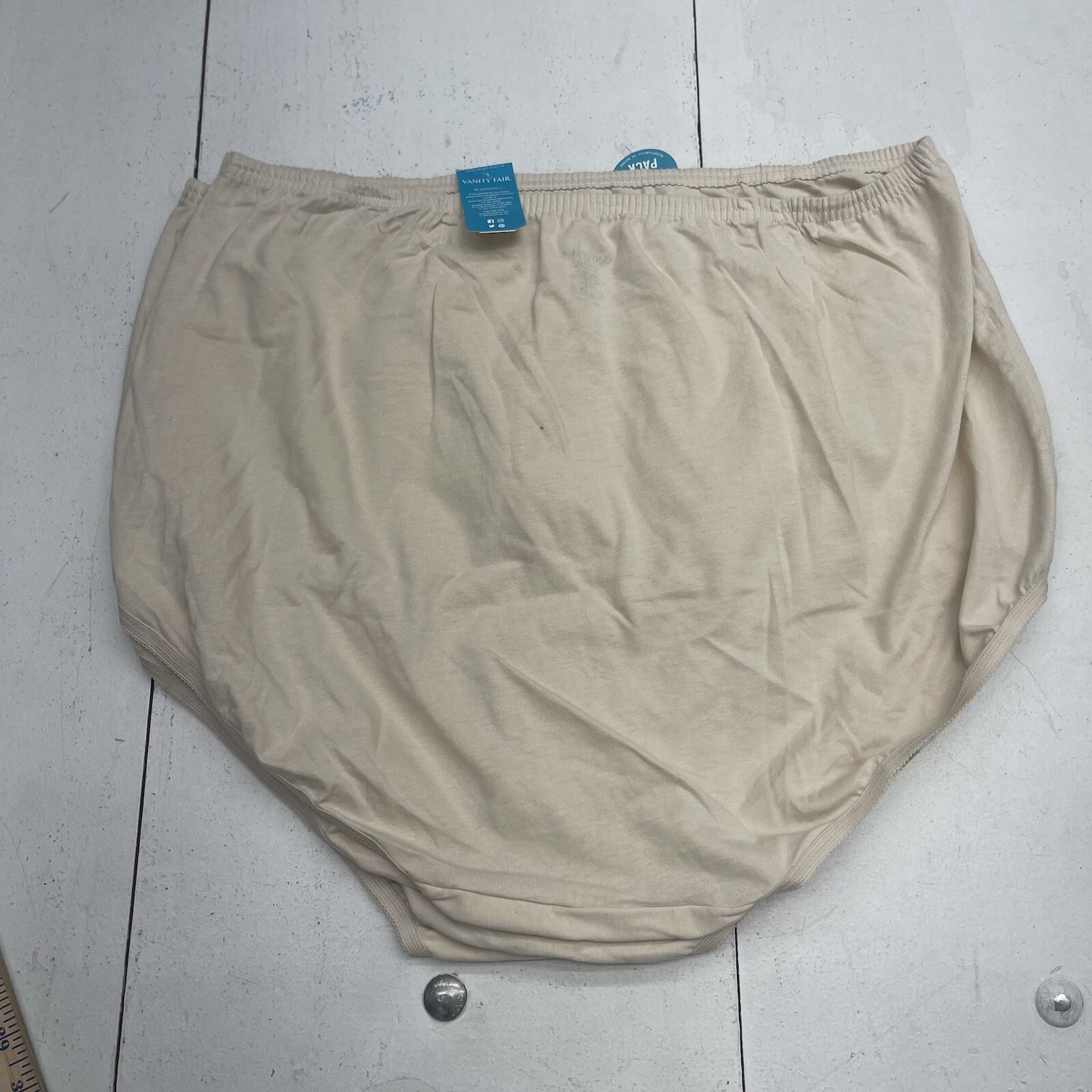 Vanity Fair Perfectly Yours Classic Briefs Beige 3 Pack Women’s 3XL/10