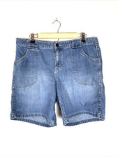 Vintage Tommy Hilfiger Bermuda Denim Shorts, Size 14