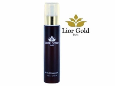 Lior Gold Paris Facial Milk Cleanser Infused with Essential Oils and 24K Gold