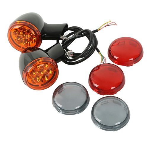 Turn Signals Indicators Lights Fits for Harley XL883 Sportster 1989-1992 - Picture 9 of 12