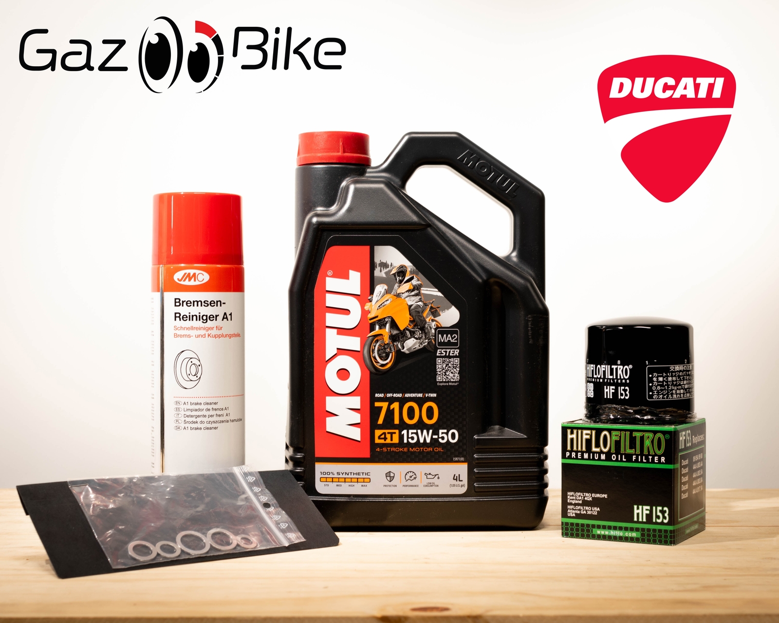 Pack entretien Motul 7100 pour Ducati ST4 916 de 1999 à 2003 lubrification premium