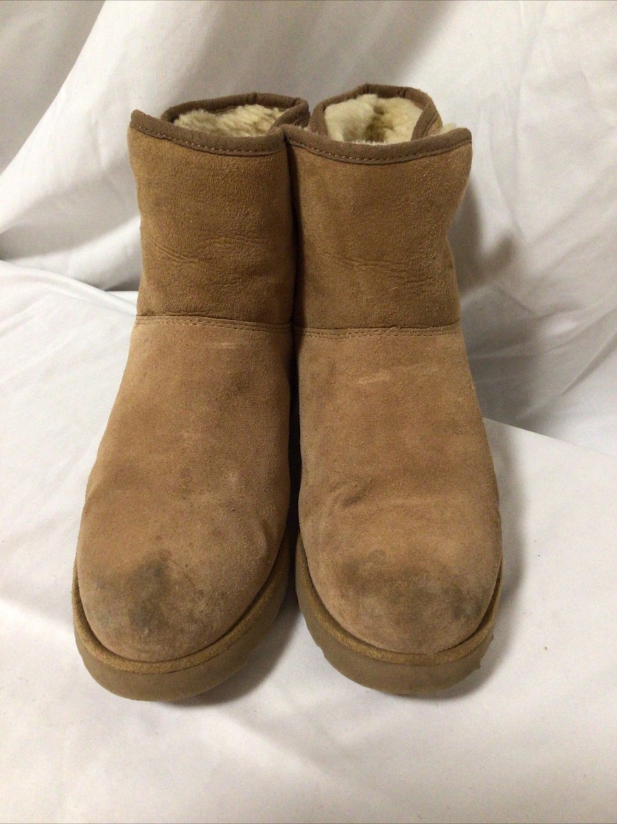 UGG Kristin Women's Wedge Boot 1012497 Size 6 Chestnut/ EUR 37 /UK