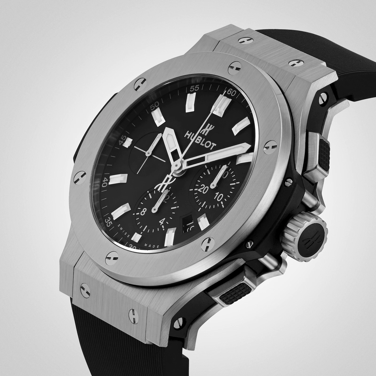 Hublot Big Bang Chronograph Automatic SS 44mm Black Lume 301.SX