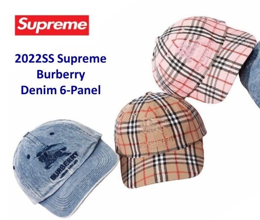 Supreme Monogram Denim 6-panel lids