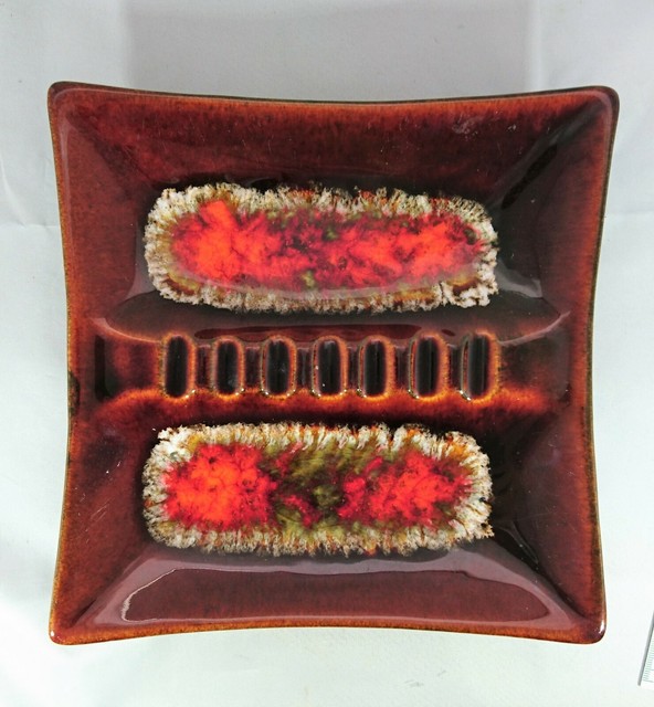 Vintage Mid Century Modern Ashtray Made in USA eBay