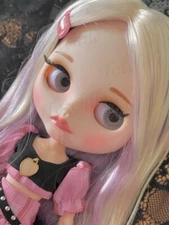 Takara 12" Neo Blythe Nude doll customized dudu lips Colorful hair Joint body