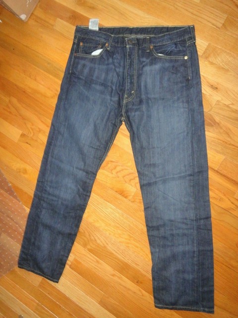 levi 505 dark wash jeans
