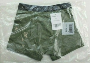 Calvin Klein Boys Boxer Brief 4T Green Cotton Stretch Classic Fit Logo  Waist New | eBay