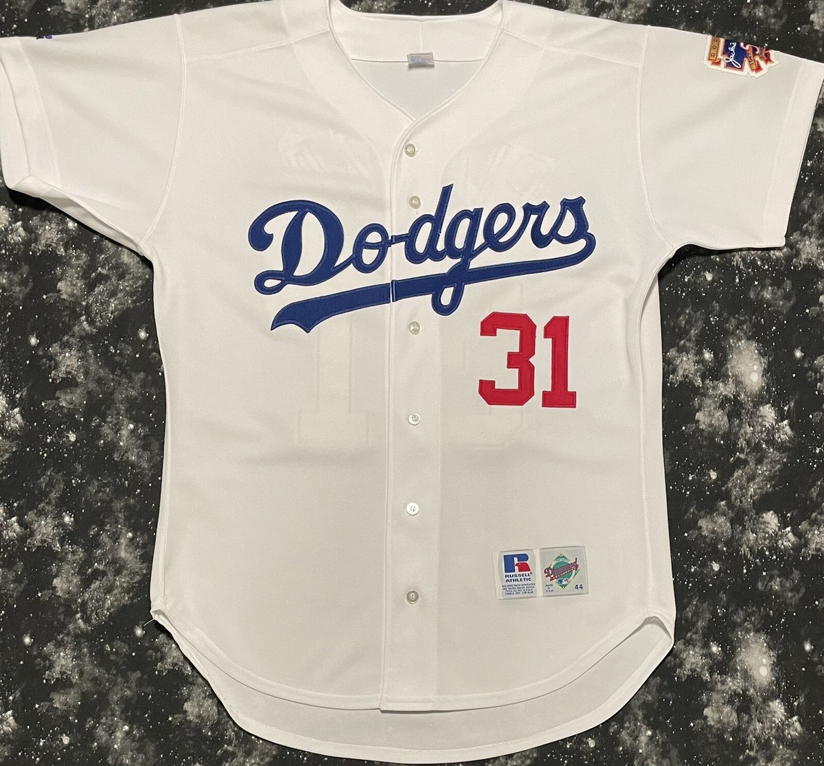 Vintage Russell Athletic 1997 Los Angeles Dodgers Mike Piazza