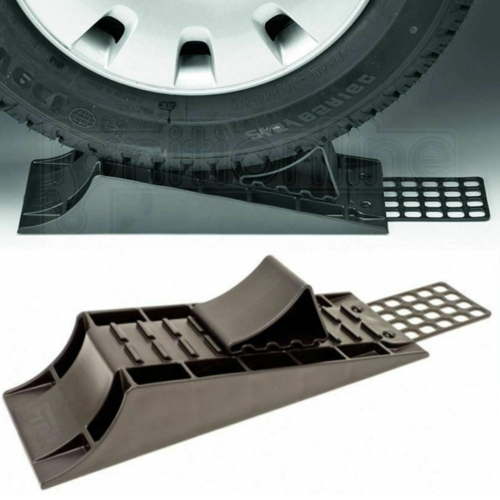 Froli 3 Part Wheel Leveling Ramp Caravan Motorhome 2 Ton Capacity Kit Chock