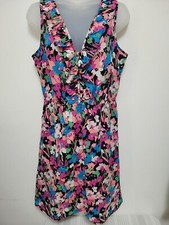 Gap Dress Womens 8 Floral Mini Sheath Sundress Summer Resort Coastal Retro Y2K