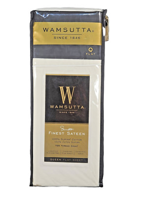 Wamsutta Dream Zone 725-Thread-Count Flat Sheet (Ivory, Queen)