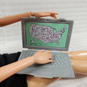 barbie doll laptop