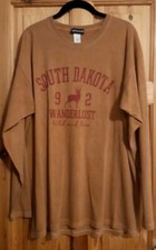 Size M PLT Brown Long Sleeved Dress Top - Casual, Comfy 