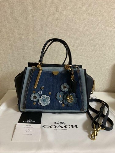coach tea rose bag strap