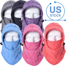 Winter Windproof Thick Fleece Hood Neck Warm Gaiter Balaclava Ski Full Face Mask