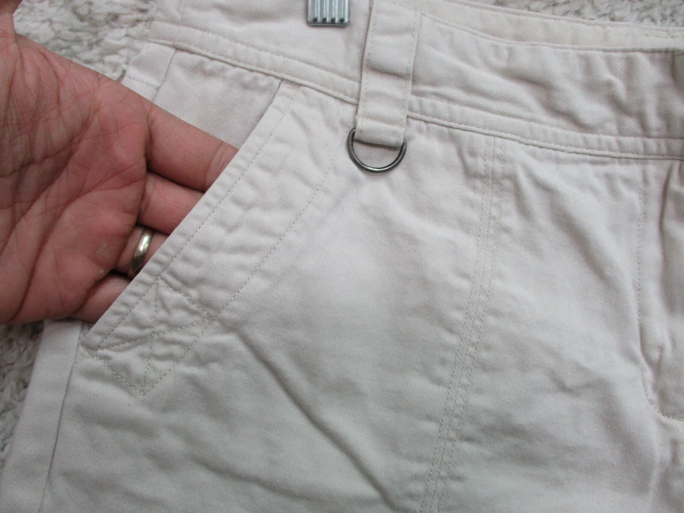 Шорты Dressbarn 10 женские размер Regular бежевые с китайскими карманами современный крой повседневные A1 - Изображение 3 из 4