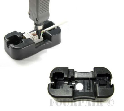 Keystone Jack Punch Down Stand Holder for 110 Blade Wire Cable Tool RJ45 RJ11