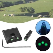 Fiber Optic 3 Dot Sights Front Rear Red Green Dot for Taurus G2C G2S G3 & TX22
