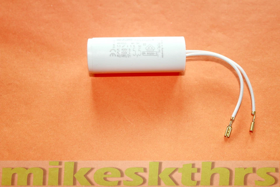 Motorkondensator 5,5uF KBK-S, 5,5µF 450V ICAR f. Rollomotoren Anlaufkondensator