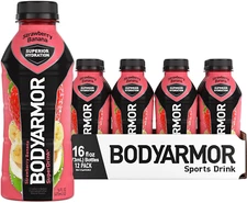 BODYARMOR Sports Drink Sports Beverage, Strawberry Banana, Natural Flavors with 