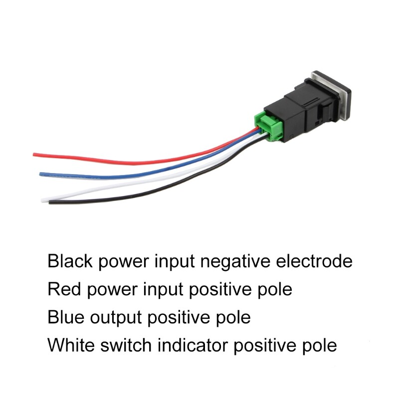 DC12V Vehicle Rear Fog Light Lamp Button for